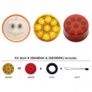 9 LED 2 Inch Reflector Clearance And Marker Light Kits