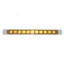 11 LED 17 Inch Turn Signal Light Bar With Bezel