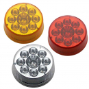 9 LED 2 1/2 Inch Reflector Clearance Marker
