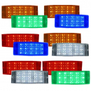2 Inch By 6 Inch Reflector Style Dual Color Rectangular LED Marker Light