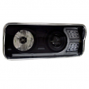 Freightliner Classic Projector Headlight With White LED Running Bar And Amber LED Turn Signal