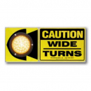 LED Mid-Trailer, Wide-Turn Signal Light With Graphics