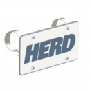 Herd License Plate Holder For 3 Inch Tubes