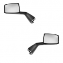 Volvo VNL 2018 Through 2023 Heated Chrome Hood Mirror Assembly With Sequential LED Turn Signal