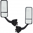 Cascadia Mirror Assembly in Black or Chrome with Arm & Mirror