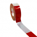 150 Foot Red And White Reflective Marking Tape Roll With Alternating 6 Inches Red And 6 Inches White
