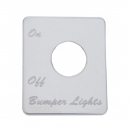 Peterbilt Engraved Bumper Lights Switch Plate