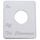 Peterbilt Engraved Trailer Clearance Switch Plate