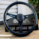 15 Inch Black Empire Steering Wheel