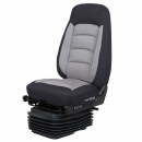 Heated Wide Ride ll LoPro High Back Rest Titan Black/Grey Without Armrest