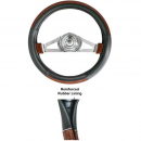 18 Inch Black Deluxe Steering Wheel Covers