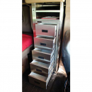 38 By 14 Inch 5 Drawer Storage Solution With Table Top
