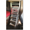 2 Shelf System For 5 Drawer Storage Solution