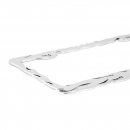 Flame License Plate Frame W/ Two Holes