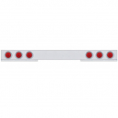 One Piece Rear Light Bar With 4 Inch LED Lights And Visors