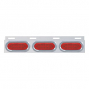 Top Mud Flap Plate With Three 12 LED Lights And Visors