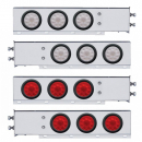 2 1/2 Inch Bolt Pattern Rear Light Bar With 10 LED Lights And Grommets