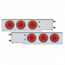 2 1/2 Inch Bolt Pattern Rear Light Bar With 21 LED 4 Inch GLO Lights