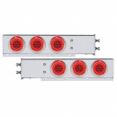 2 1/2 Inch Bolt Pattern Rear Light Bar With 21 LED 4 Inch GLO Lights 