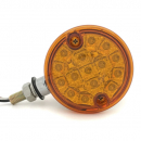 3 Inch Round Double Sided Turn Signal Light With Pedestal Mount