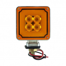 Double Sided Square Amber LED Turn Signal