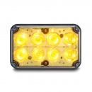 6 Inch By 4 Inch LED Traffic Clearing Light With Clear Lens