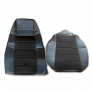Faux Leather Black Sport Seat Cover With 16 Inch By 12.5 Inch Back Pocket