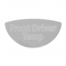 Kenworth Driver Temperature Gauge Emblems