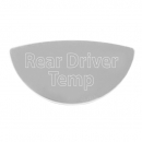 Kenworth Driver Temperature Gauge Emblems