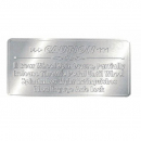 Freightliner Stainless Steel Dash Plate With Axle Lock Script
