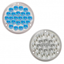 4 Inch Pearl 24 LED Sealed Interior Load Light - Blue/Clear