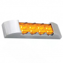 Slim Rectangular Spyder LED Marker Light With Chrome Plastic Bezel