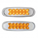 Ultra Thin Spyder LED Marker Light With Chrome Plastic Matrix Bezel