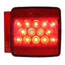 Universal Stud-Mount Trailer Red LED Light