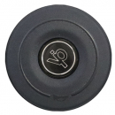 Black Horn Button With Black "VIP" Logo