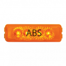ABS Logo Amber Medium Rectangular LED Marker Lights