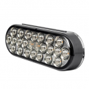 Amber Oval Pearl LED Park, Turn, And Clearance Light With Smoke Lens