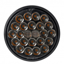 4 Inch Amber LED Sealed Pearl Park, Turn, And Clearance Smoke Lens Light