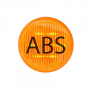 ABS Logo Amber Round LED Marker Lights