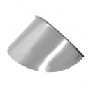 Stainless Steel Small Bullet Glass Marker Light W/ Lip Up