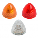 2 - 1/2 Inch Beehive LED Lights With Chrome Plastic Bezel
