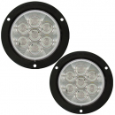 LumenX 4 Inch Round LED Clear Back-Up Light 