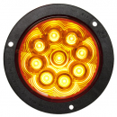 LumenX 4 Inch Round LED Amber Front And Rear Turn Signal 