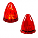 Watermelon Style Surface Mount Red LED Marker Light