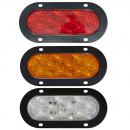 LumenX LED Oval Class 1 Strobing Lights with Flange Mount - High Visibility Safety Lighting