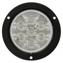 LumenX 4 Inch Round LED Back-Up Light With Flange Mount
