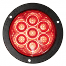 4 Inch Round LED Stop, Turn, And Tail Light With Flange Mount