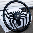 18 Inch Black Widow Black Steering Wheel