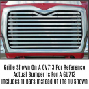 Mack GU713 2008 And Newer Replacement Grille With 11 Horizontal Bars