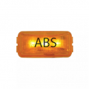 ABS Logo Amber Small Rectangular LED Marker Lights